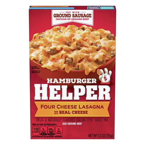 Hamburger Helper Four Cheese Lasagna - Shop Pantry meals at H-E-B
