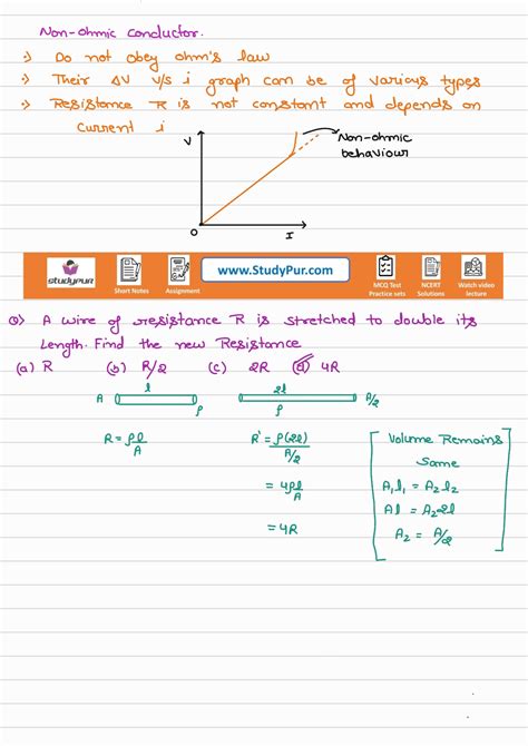 Current Electricity Class 12 Learnohub 的图像结果