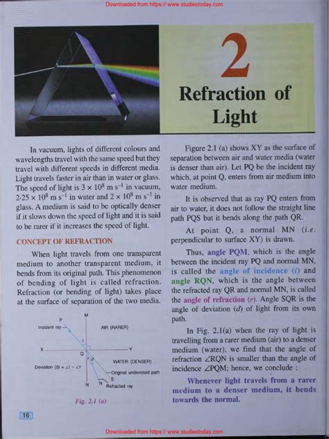 Image result for Refraction Class 8