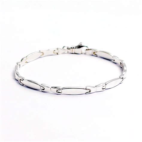 Buy BIS Hallmarked 925 Sterling Silver Designer Chain Link Bracelet for Men