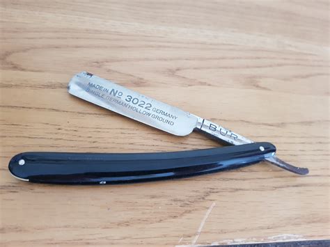 Vintage Bur Straight Razor Cut Throat Shaving Accessory - Etsy