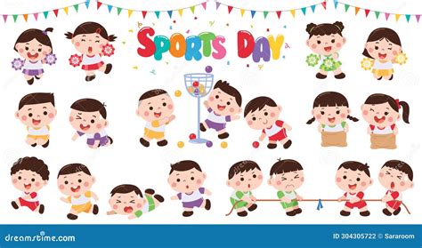 Sports Day Cartoon 的图像结果