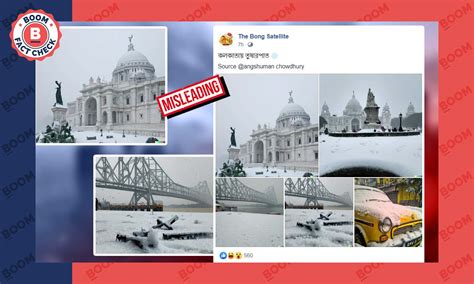 Snowfall In Kolkata AI Generated Images Shared With Creator's Name ...