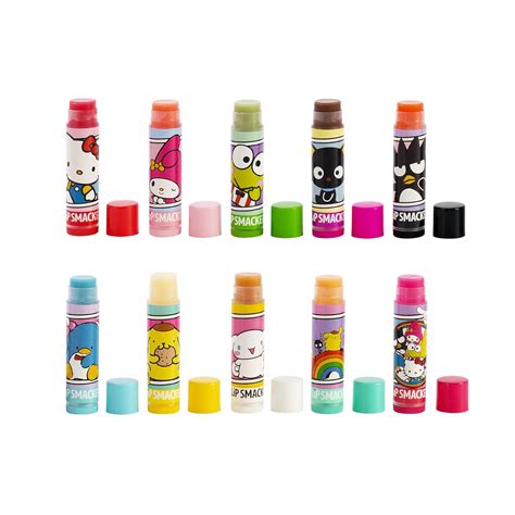 Buy Lip Smacker Sanrio Hello Kitty and Friends 10 Piece Flavored Lip ...