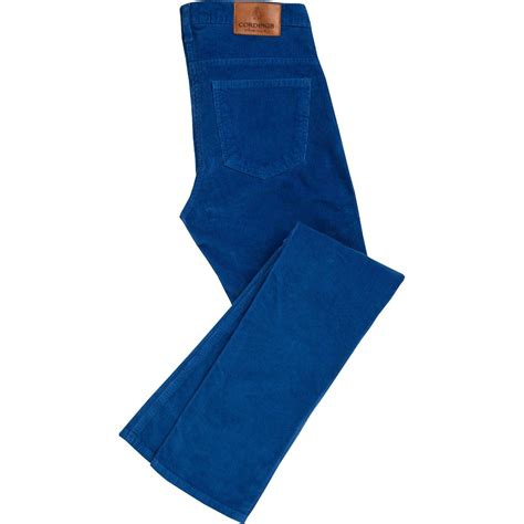 Blue Corduroy Trousers | Cordings