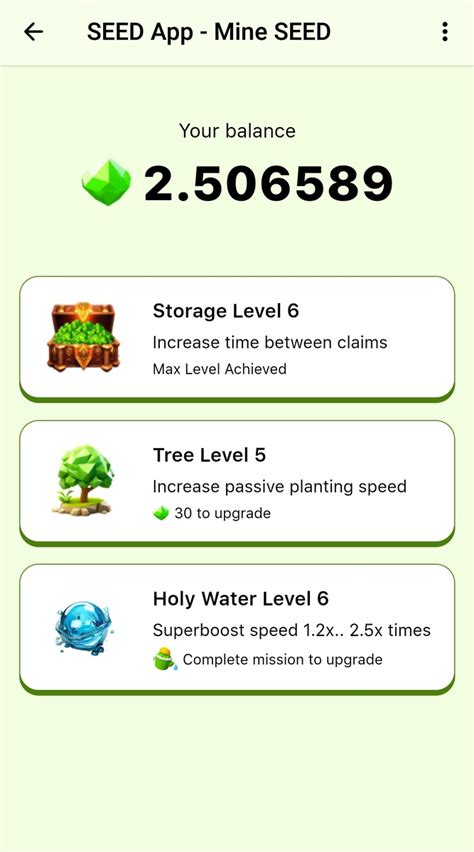 Seed App — Новая майнинг игра в Telegram от создателей GameFI ...