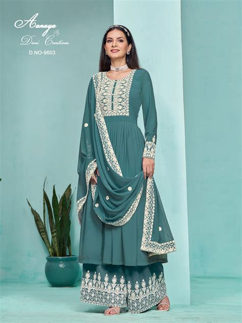 9603 Aanaya Vol 196 Dani Creation Unstitched Suits – Heriska