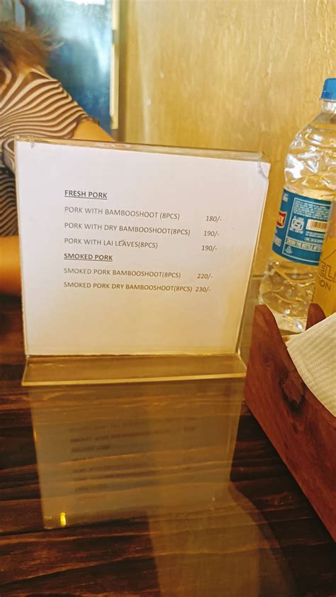 Menu at 275° Fahrenheit - A Unit of Naga Kitchen, Guwahati