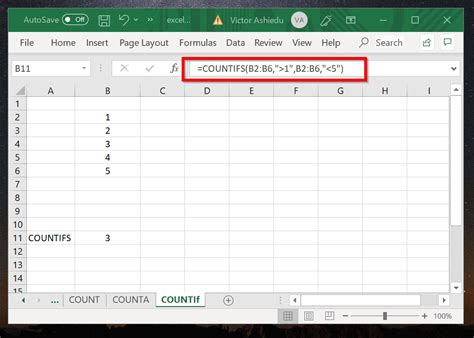 How to Count Specific Names in Excel (3 Useful Methods)