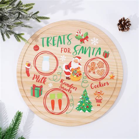 Amazon.com | Santa Cookie Plate Dear Santa Christmas Cookies Plate ...