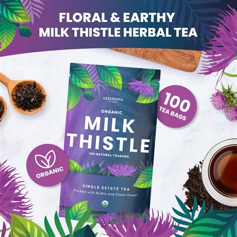 Organic Milk Thistle Tea | Cederberg's Organic Milk Thistle Tea | Pure Wellness in Every Sip ...
