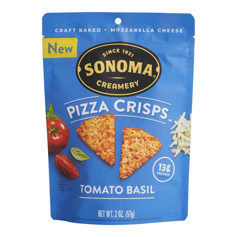 Sonoma Creamery Tomato Basil Pizza Crisps Set of 2 - World Market