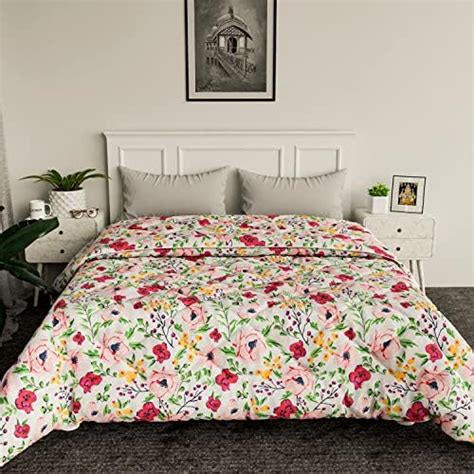 Buy Amazon Brand - Solimo Ellora Microfibre Printed Quilt Blanket ...