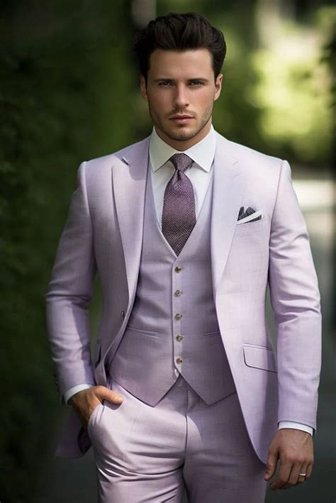 Purple 3-Piece Suit for Men – Formal Wedding Collection India ...