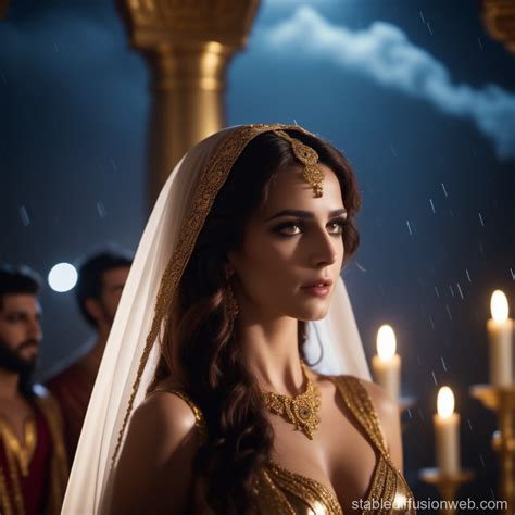Salome's Dance of Seven Veils During Storm | Stable Diffusion Online