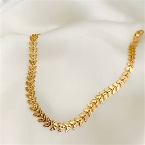 Leaflet Gold Chain | 22 Kt Gold Plated – Parv Jewellers