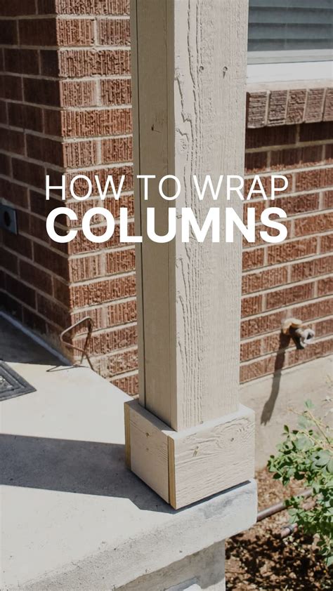 How to Wrap Porch Columns - A Porch Makeover | TwoFeetFirst | Porch ...