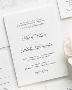 Wedding Invites Letterpress by Classic Script Letterpress Wedding Invitations Wedding Invites Letterpress