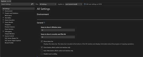 Image result for SQL Management Studio Setting
