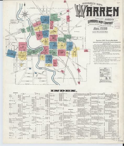 Sanborn Fire Insurance Map from Warren, Trumbull County, Ohio ...