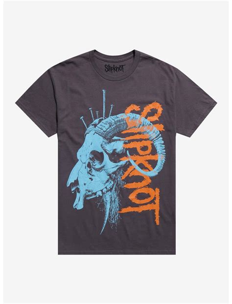 Slipknot Goat Skull Two-Sided Boyfriend Fit Girls T-Shirt | Hot Topic
