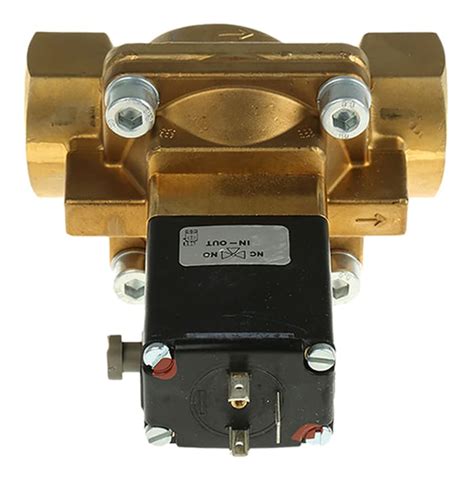 134438 Burkert | Burkert Solenoid Valve 134438, 2 Port, NC, 24V dc ...