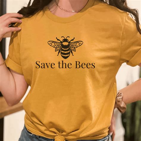 Save the Bees Shirt - Environmental T Shirts | Janee Michal