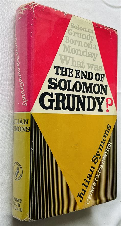 End of Solomon Grundy, The – Had We But Known – Scottish Book Store