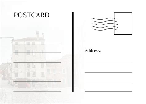 Image result for Postcard Format Example