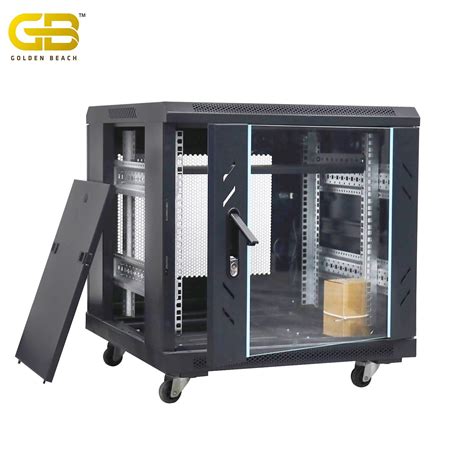 6u 9u 12u 19 Inch Data Center Server Rack 42u Floor Standing Glass Door ...
