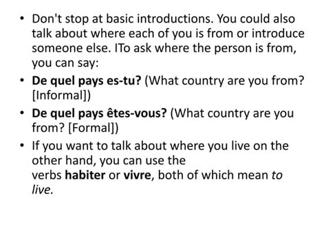 Basic French Lessons Introducing Yourself 的图像结果