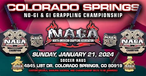 NAGA 2024 Colorado Springs Grappling Championship, SoccerHaus COS, U S ...