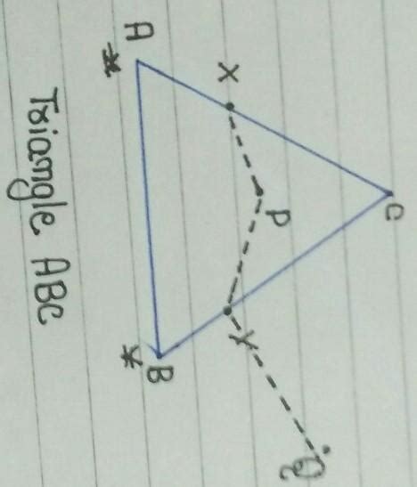 Define triangle. Draw a sketch of a triangle ABC and mark: a point P in ...
