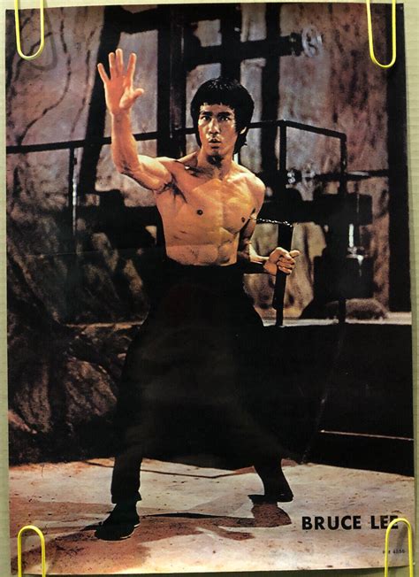 Bruce Lee Nunchaku Poster
