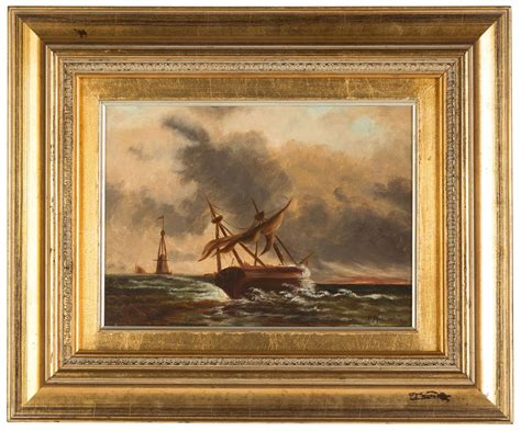 Charles Henry Miller (American, 1842 - 1922) Seascape | Cottone Auctions