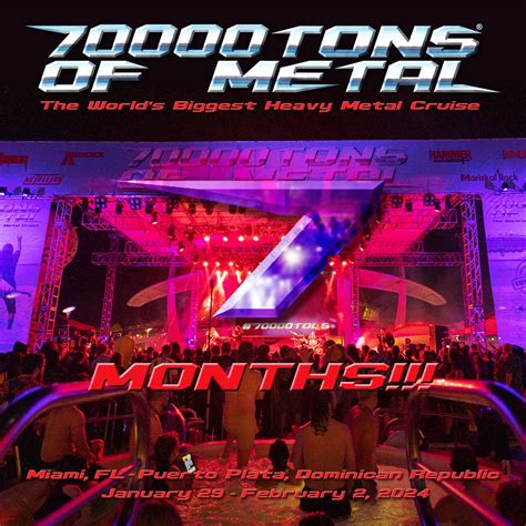 7 MONTHS To Go Until You Are On Board 70000TONS OF METAL 2024 ...