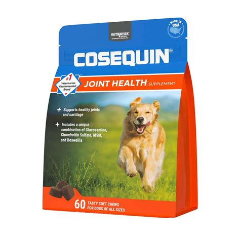 Nutramax Cosequin Maximum Strength Joint Health Supplement Soft Chews ...