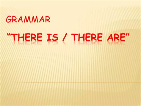 There is there are in spanish simplificado | PPTX
