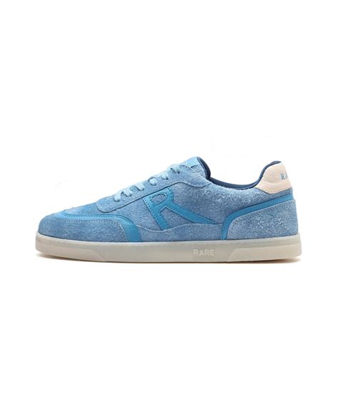 Rare Rabbit Men Orla Blue Lace-Up Closure Suede Sneaker