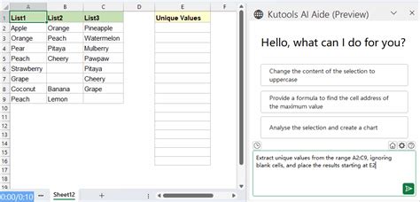 Excel Text Unique Values Three Columns 的图像结果