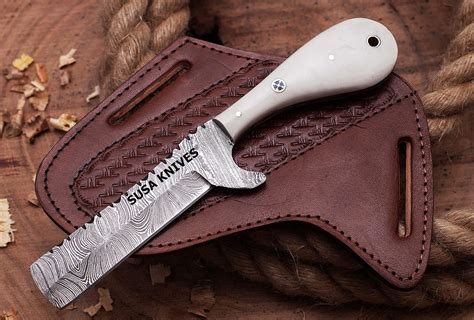 Amazon.com : TH Knives | Handmade 1095 High Carbon Steel Bull Cutter ...