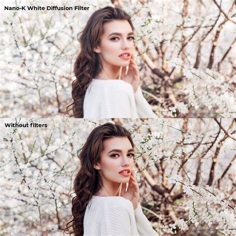 82mm Pro Mist Filter White for Portrait and Landscape - KENTFAITH