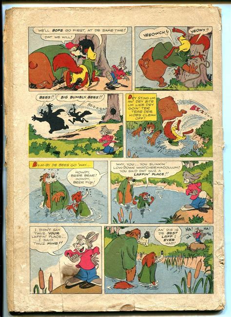 Uncle Remus Tales of Brer Rabbit-Four Color Comics #129 1946 Dell-Walt ...