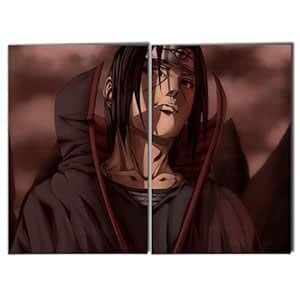 DecorVilla Itachi Uchiha Anime Dual-Panel Poster Set - 24x18 Inch Large ...