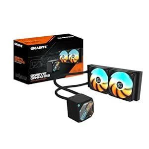 GIGABYTE GME 240 AIO Liquid CPU Cooler | 240mm Radiator | Dual ARGB ...