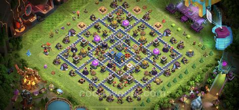 Farming Base TH12 with Link, Anti 2 Stars - Clash of Clans - Town Hall ...