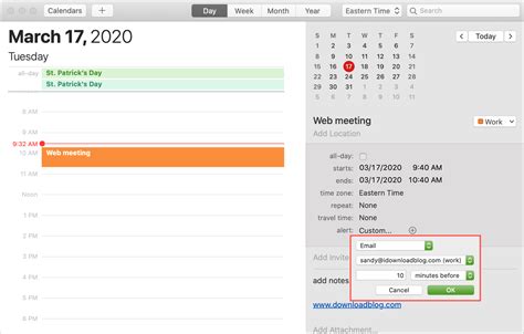 How to customize Calendar notifications on iPhone, iPad and Mac