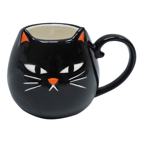 Grumpy Black Cat Mug, 20oz | At Home