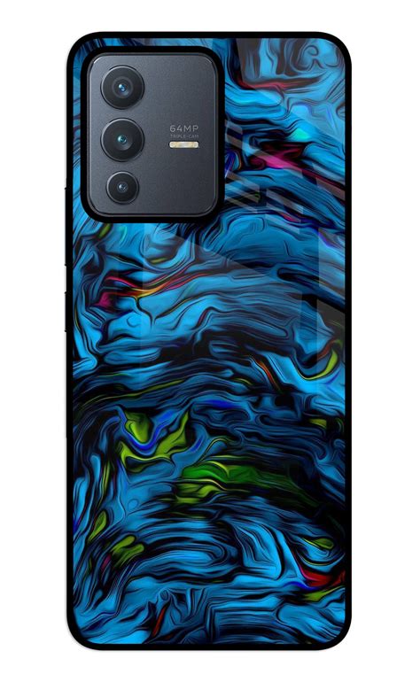 Save Big: Get the Dark Blue Abstract Vivo V23 5G Glass Case - Shop Now ...