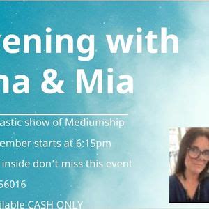 Emma & Mias mediumship Show, Free Spirit , Cwmbran, 7 December 2024 ...